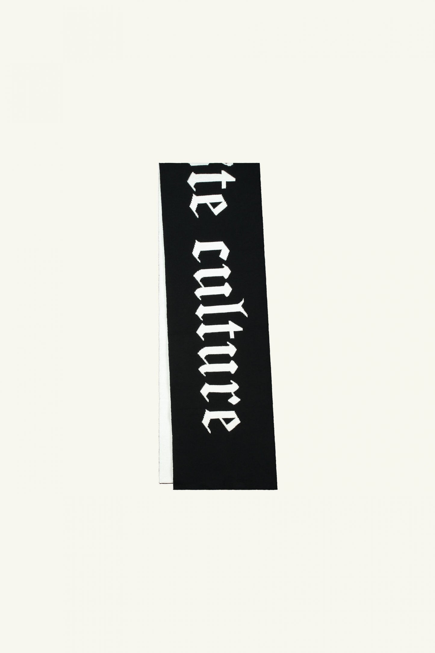 Jacquard scarf - Black/White | Black