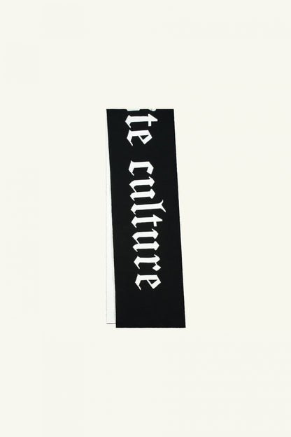 Jacquard scarf - Black/White | Black