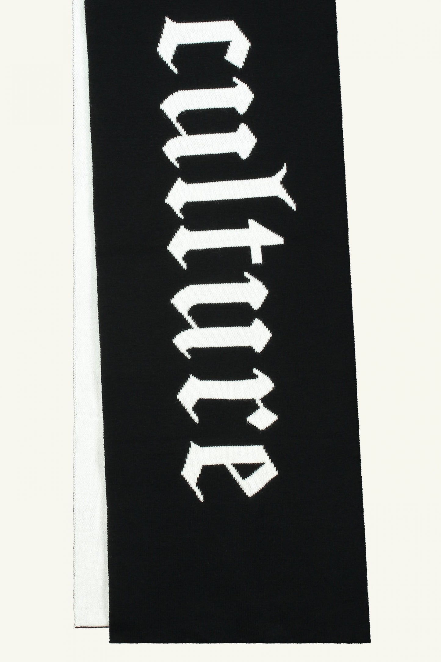 Jacquard scarf - Black/White | Black