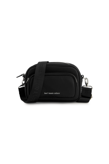 Nylon Messenger Bag | Black