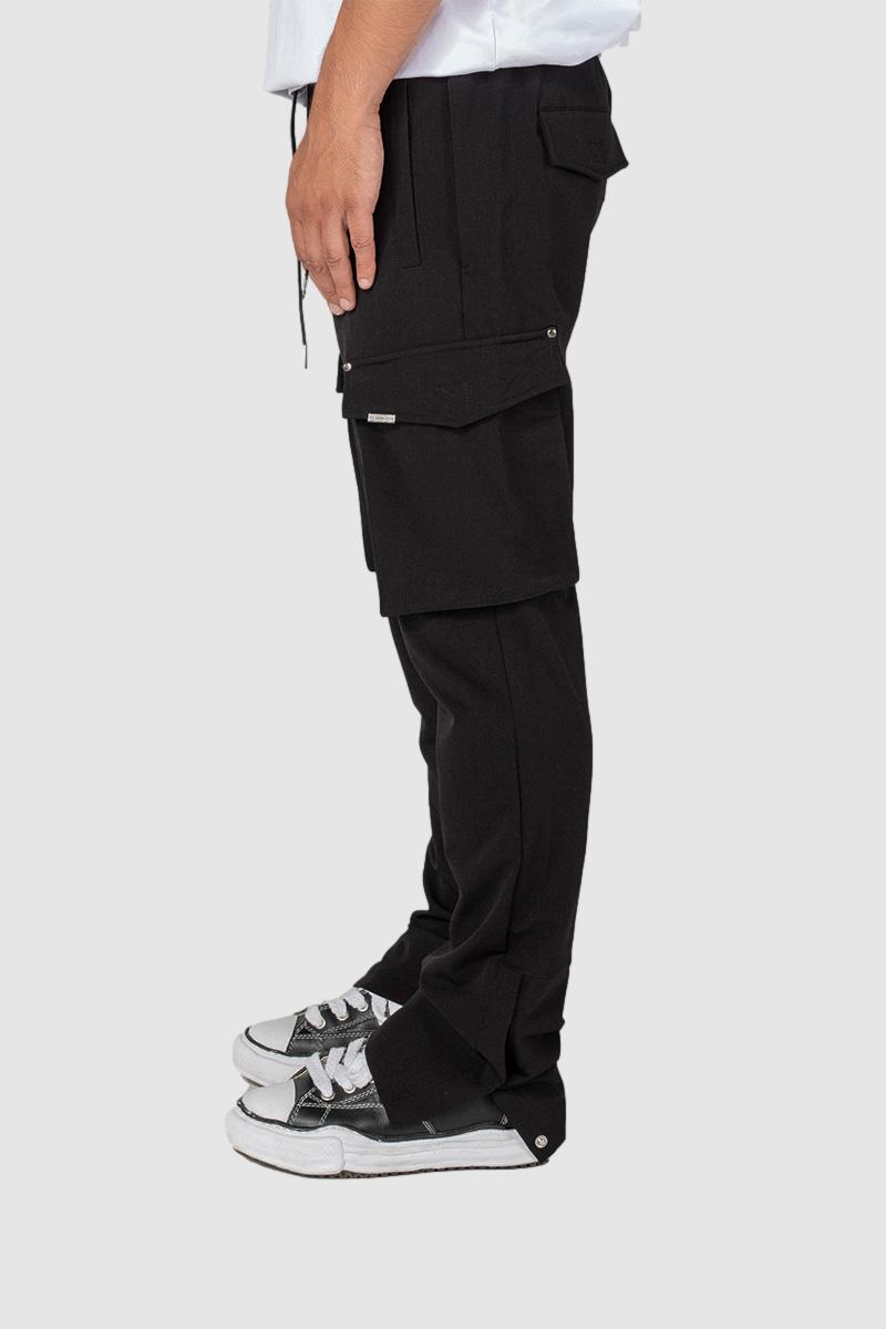 Cargo Pant Men Ankle Length Streetwear Casual Pants Slim Fit Pure Cotton  Trouser | eBay
